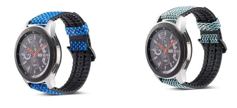 22 мм Универсальный браслет для samsung Galaxy Watch 46 мм/gear S3 Classic/S3 Frontier huawei watch gt ремешок силиконовый браслет