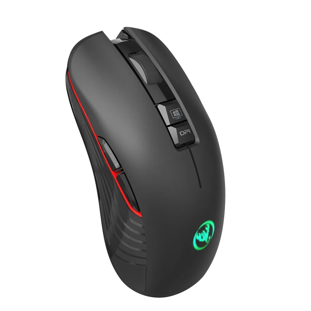 Эргономичная Беспроводная игровая Бесшумная мышь VOBERRY 2,4 ГГц HXSJ T30 3600 dpi перезаряжаемая Бесшумная мышь