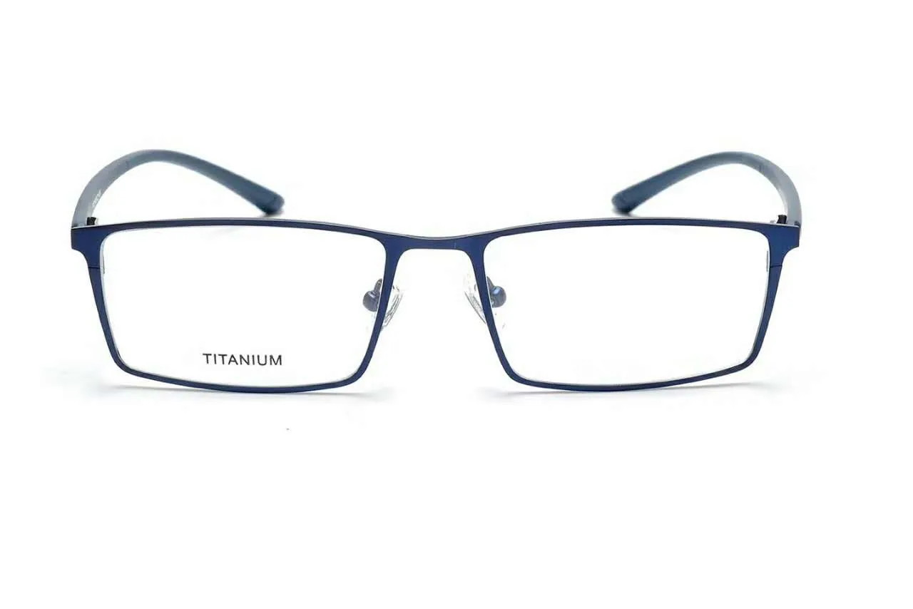 Glasses Frame Men Ultralight Square Myopia Prescription Eyeglasses Male Metal Full Optical Screwless EyewearP9850 | Аксессуары для