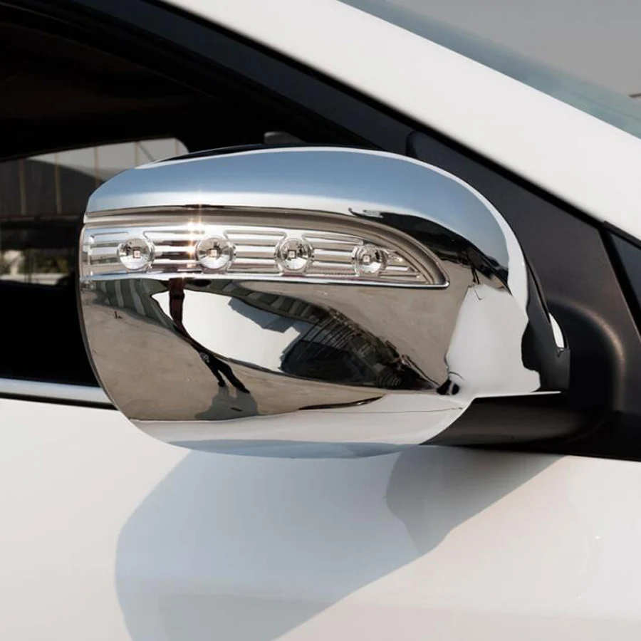 

YAQUICKA ABS Chrome Car Exterior Rearview Rear View Mirror Cover Trim Styling Sticker For Hyundai IX35 2010-2015 Accessories