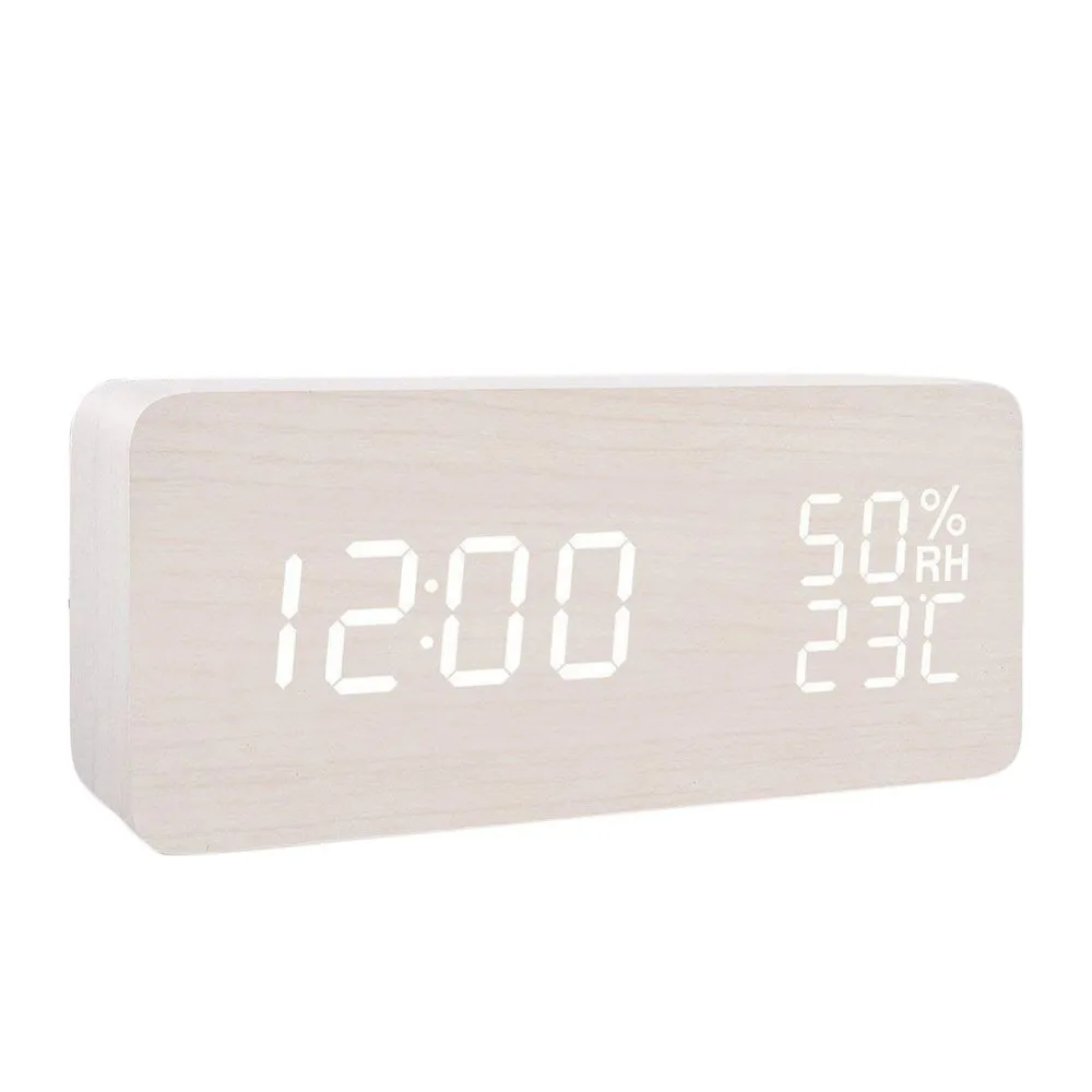 Multi-functional Led Digital Alarm Clock Innovative LED Student Electronic Snooze Sensor Kids Table Bedroom | Дом и сад