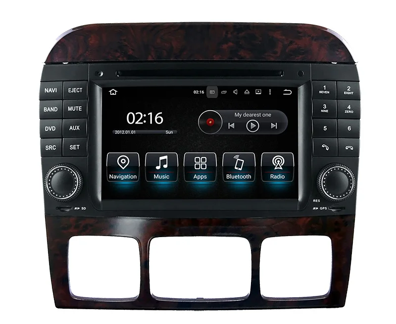 

Android 8.1 In Dash Car DVD Player for Mercedes Benz S W220 S280 S320 S350 S400 S430 S500 with GPS Navigation Radio BT SD WIFI