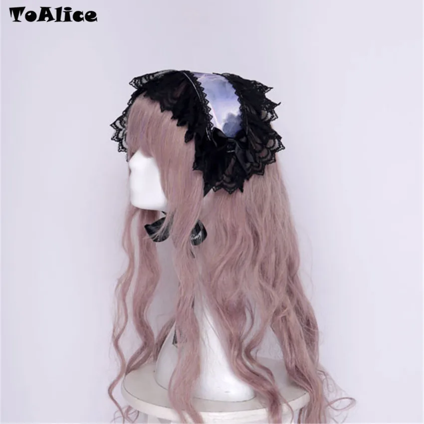 

Gothic Dragon & Knight Cat Lace Headband Sweet Lolita Girls KC Vintage Hair Accessories For Women Hairband Headwear Haar Bows