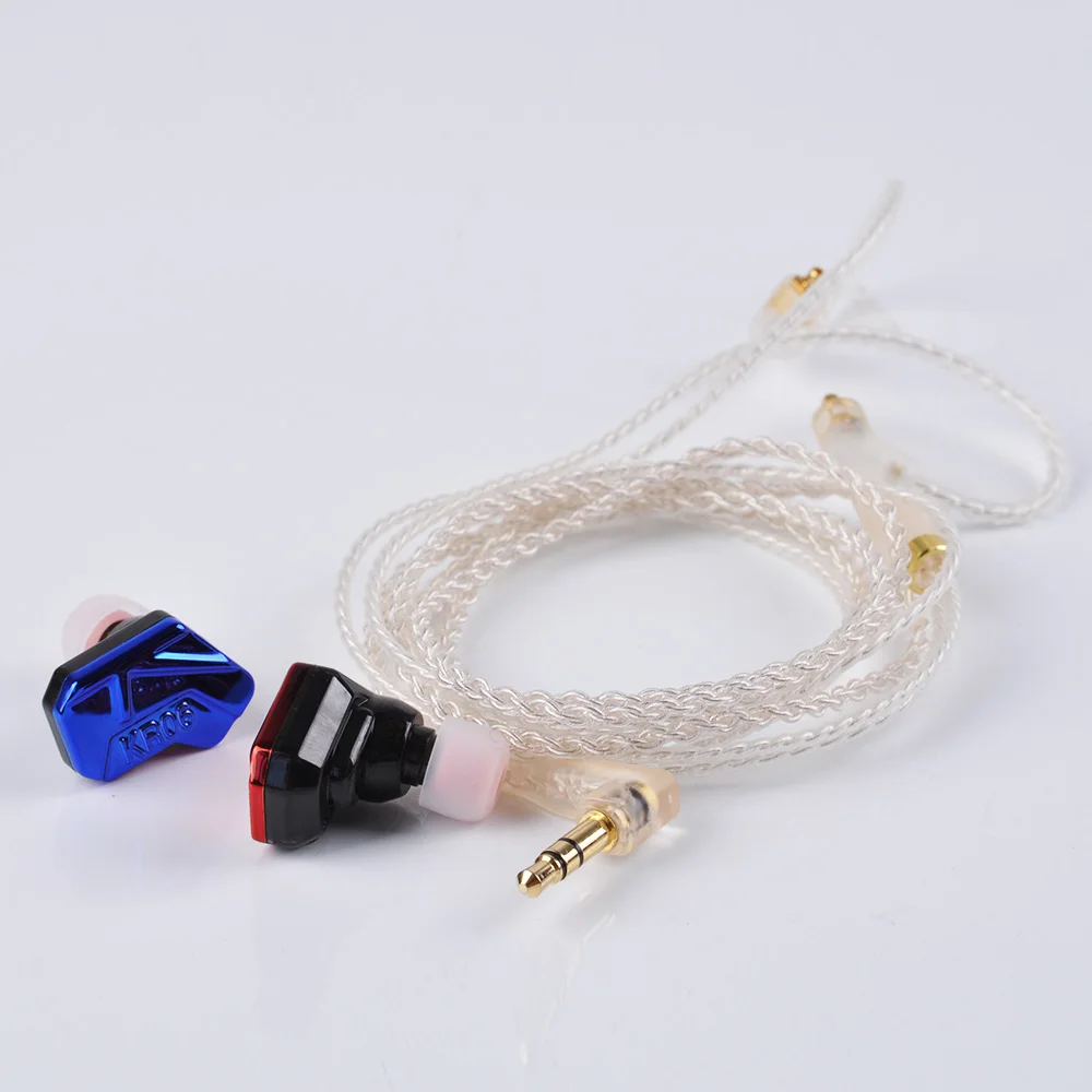AK новейший ACZ KR06 6 2BA + 1DD HiFi Гибридный наушник для наушников с милым вокальным