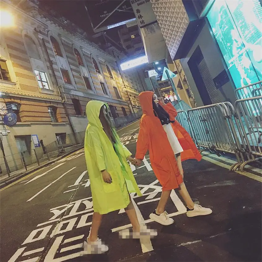 Флуоресцентный Цвета летние длинные солнцезащитный крем Женские плащи с