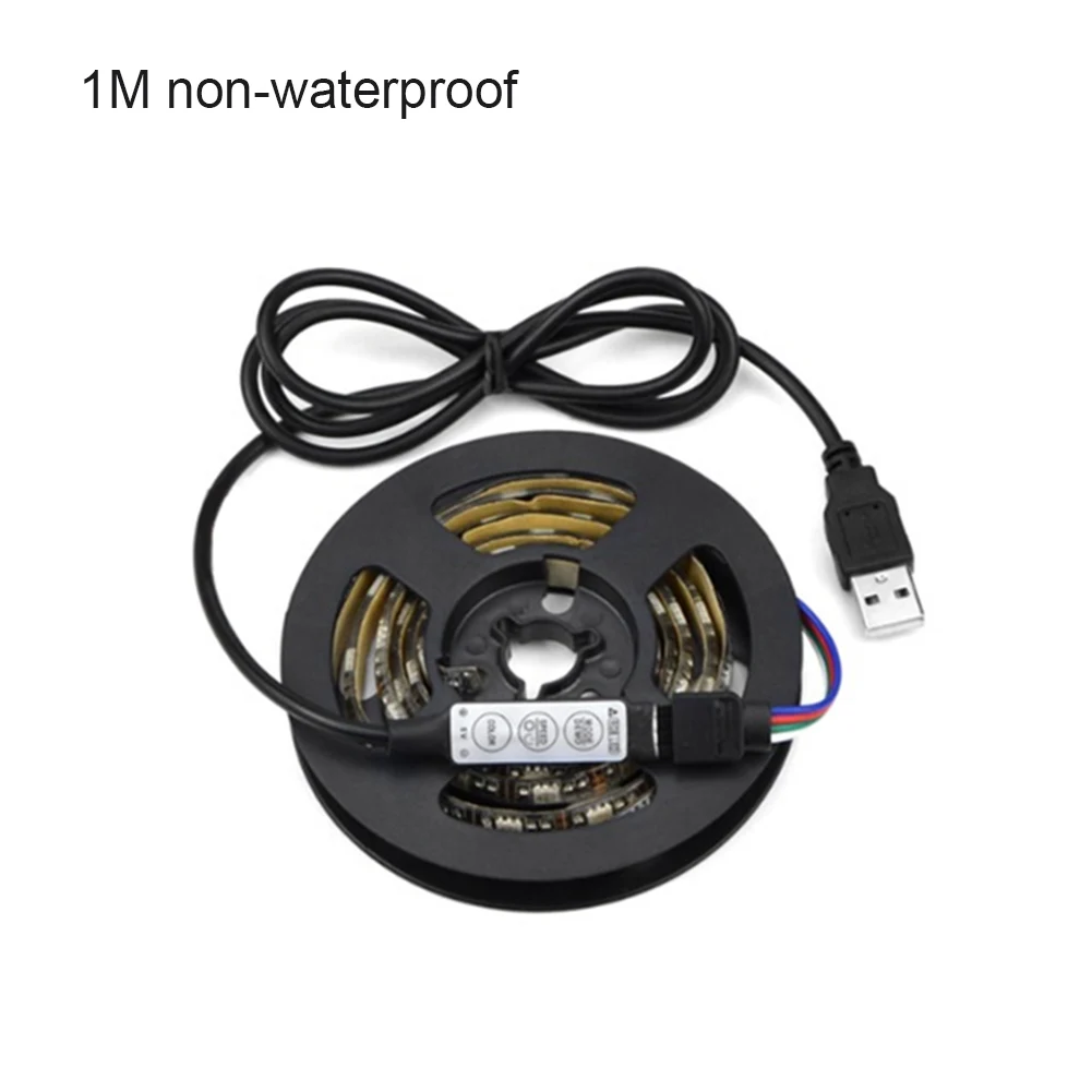 5 в 5050 RGB SMD 60 светодиодные полосы света 8 Тип водостойкий самоклеящийся полосатый