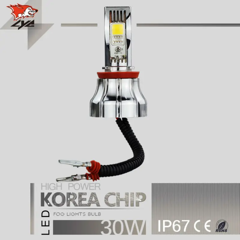 Цена завода Водить Авто Лампы H8 H16 LYC Удар прокат Светодиодные Фары Дешевой Цене
