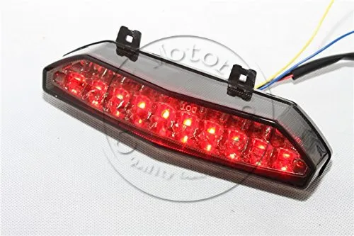 Motorcycle LED Brake Tail Light Turn Signal For Kawasaki Ninja Zx6R ZX10R 2007 2008 ZX 6R 10R Motorbike Smoke TailLight |