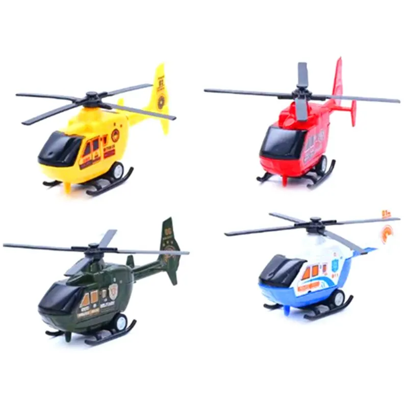 Самолеты для детей Diecasts Транспорт Игрушка Дети военный самолет вертолет модель