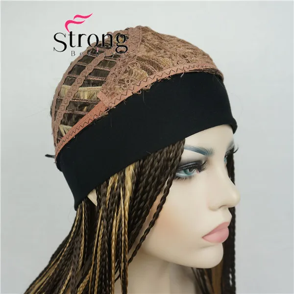 StrongBeauty, длинный блонд, Плетеный, 3/4, оголовье, полный синтетический парик, коробка, косы, парик, покрытие, парики, цвет на выбор