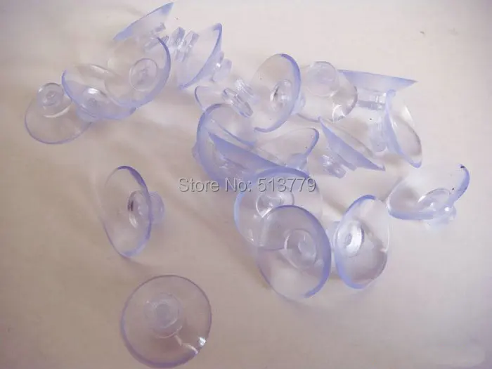 200 шт./лот прозрачная пластиковая присоска стеклянный грибной головкой диаметр 3 5