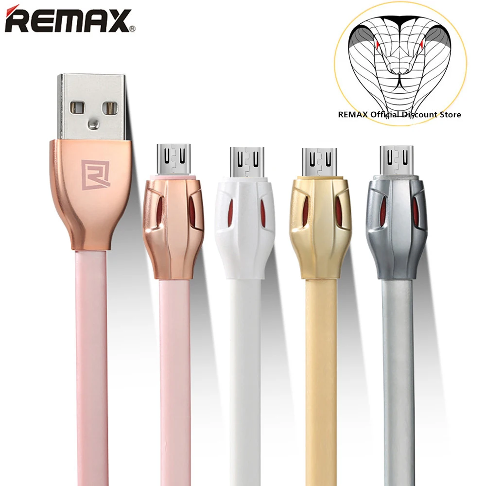 Кабель Micro USB REMAX с красным индикатором освещения кабель для синхронизации данных