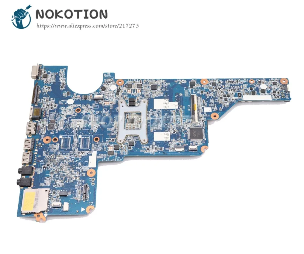 Материнская плата NOKOTION 636373-001 для ноутбука HP G4-1000 G6 G7 материнская DA0R13MB6E0 HM65 DDR3 UMA |