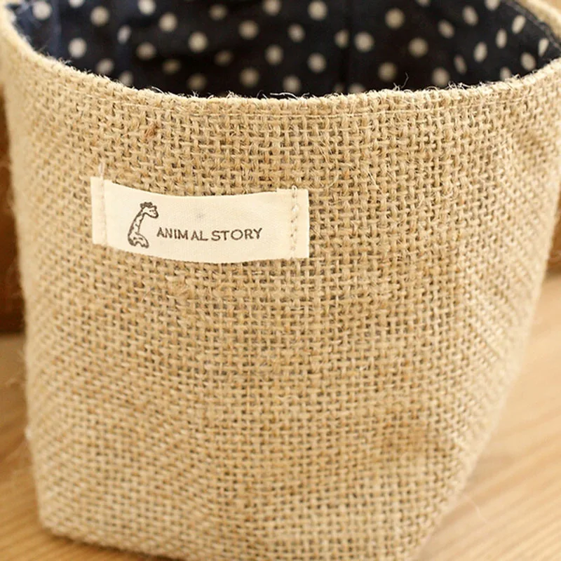 1 шт. корзина для мелочей с хлопковой подкладкой | Дом и сад