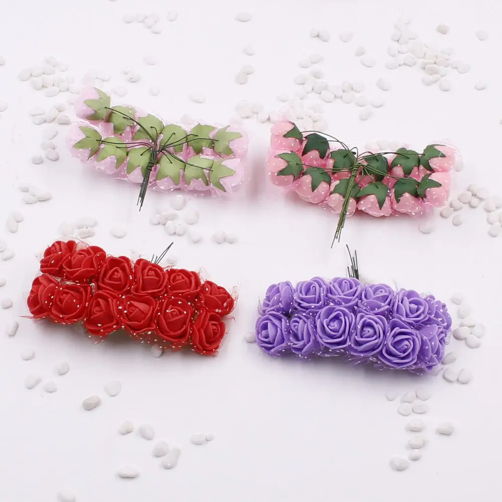 12 шт./лот (2 5 см с украшением в виде цветов) кружевными розами для маленьких