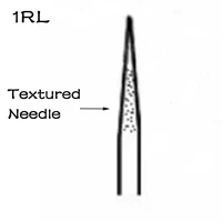 1rl textured needle tattoo machine needle for eyeliner brow lip individual packed needle tip tattoo accessories