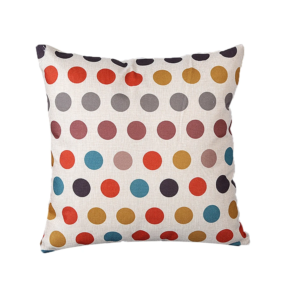 Геометрическая Акварельная волна точка наволочка домашний состав льняная