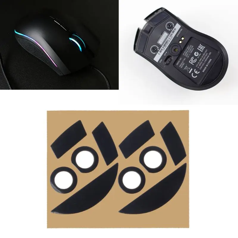 2 комплекта игровые коньки для мыши Razer Mamba 5G Проводные/беспроводные|Коврики