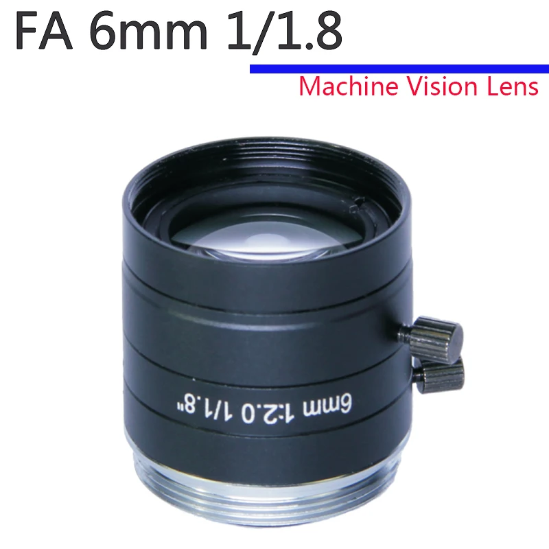Высокая четкость FA 6 мм 1/1. 8 &quotлинзы машинного зрения без искажений