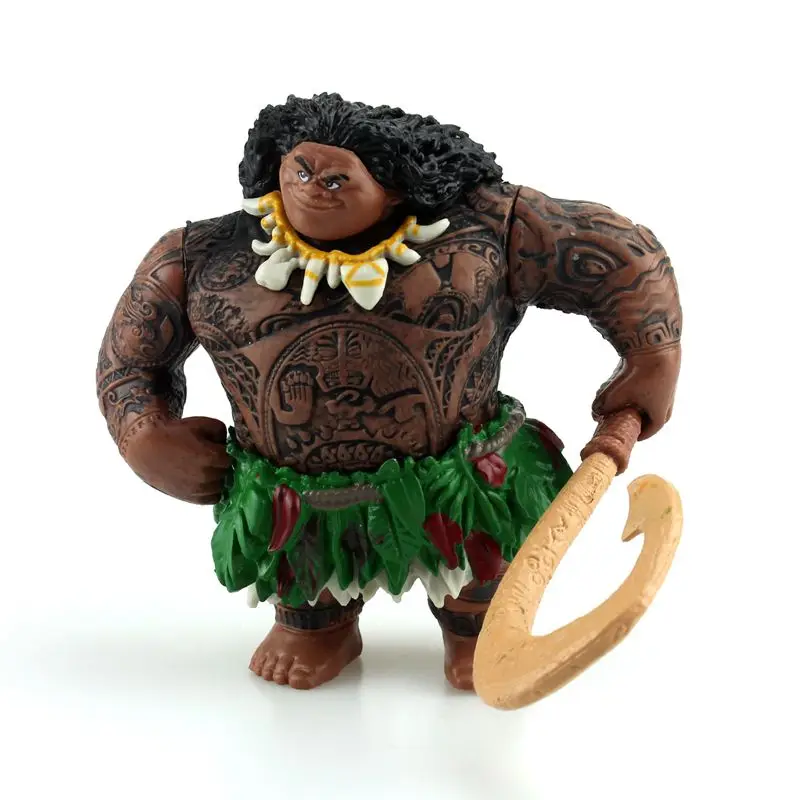 Игрушки Disney 5 шт./компл. герои мультфильмов Vaiana Moana принцесса Мауи вождь Tui Tala Heihei Pua