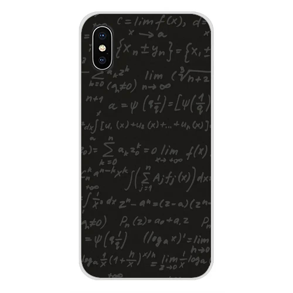 Прозрачный ТПУ чехол математические уравнения Типографика для Oneplus 3T 5T 6T Nokia 2 3 5 6 8