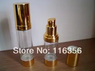 50ML GOLD airless lotion bottle with airless pump