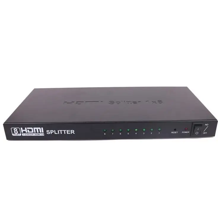 AC 220 В HDMI сплиттер 1080P 4K 3D 1 вход 2 4 8 Выход переключатель коробка устройство к