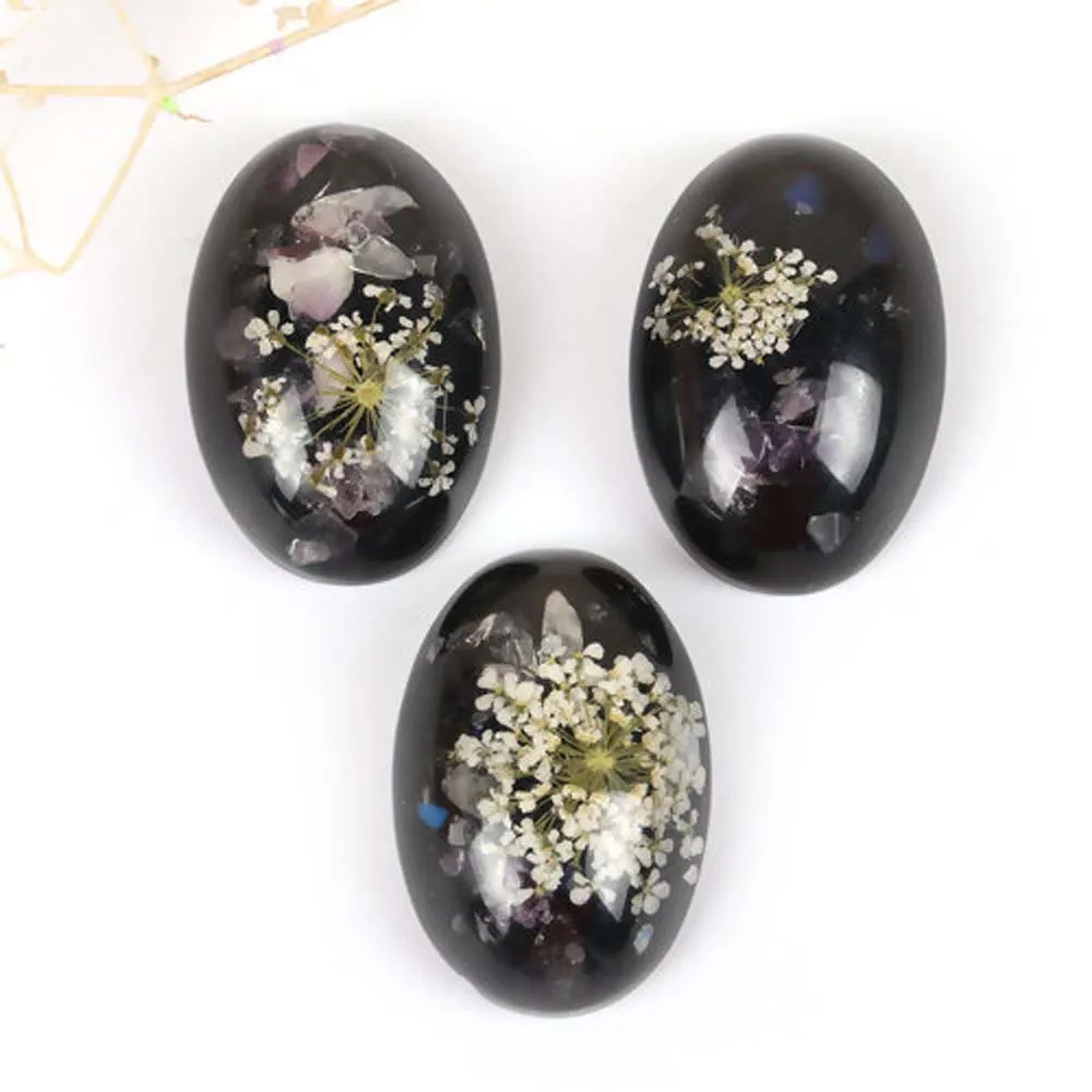5/10PCs Transparent Yellow Flower Multi-cut Square Resin Patch Cabochon Embellishment DIY Jewelry Findings Fit Base Settings | Украшения и