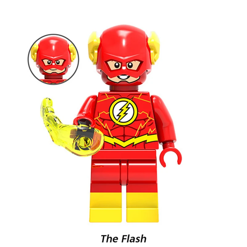 DC Flash Super Heroes красный желтый черный флэш Джесси Быстрый Каратель капитан Британия строительные блоки детские игрушки Фигурки