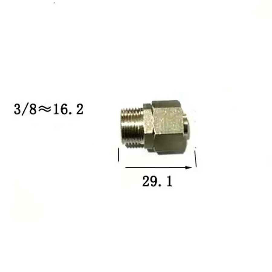 Подходит для 14 мм/10 мм OD/ID шланга x DN10 3/8 &quotBSP Мужской Латунный быстроразъемный