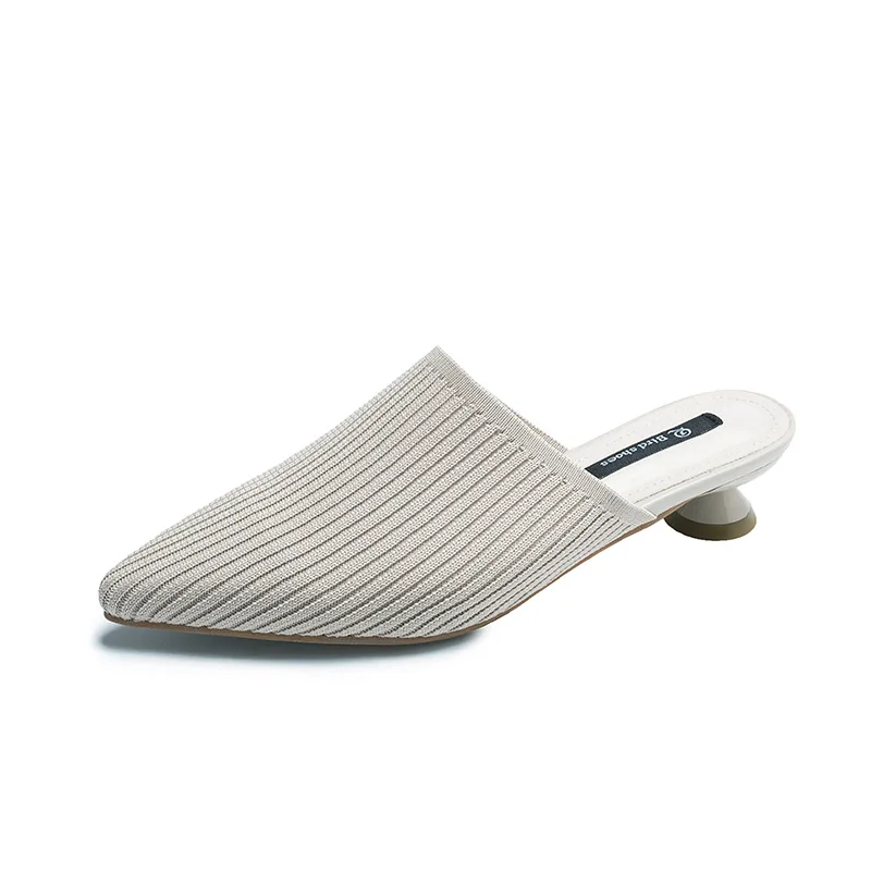 2019 Модные женские Босоножки с открытым носком сезон весна-лето шлепанцы со