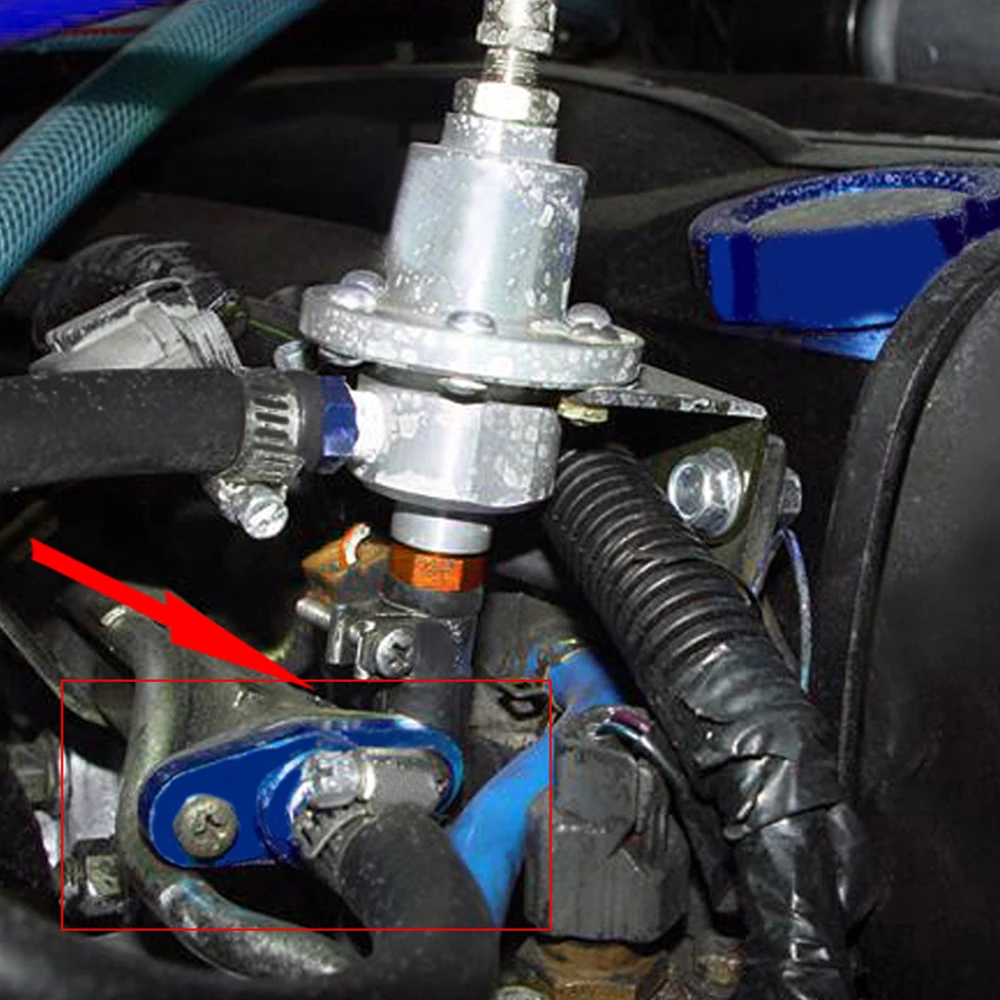 Бесплатная доставка синий 1/8 NPT регулятор давления топливной рейки для NISSAN TOYOTA