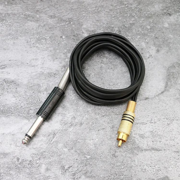 2pcstattoo машина экономичный черный и красный RCA татуировки Клип шнур для татуировки питания Комплект Поставки