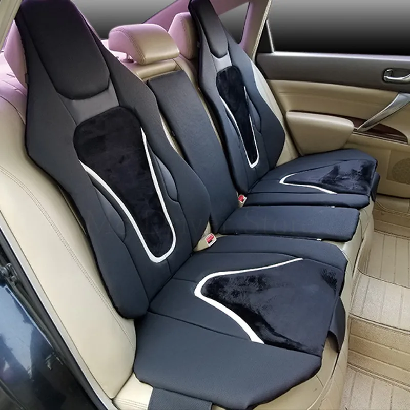 Чехол для автомобильного сиденья из микрофибры и фланели универсального размера