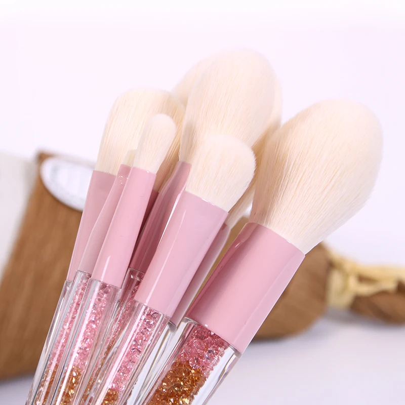 8 шт. радужные кисти для макияжа с цветной ручкой|pinceaux maquillage|brush professionalbrand brush set |