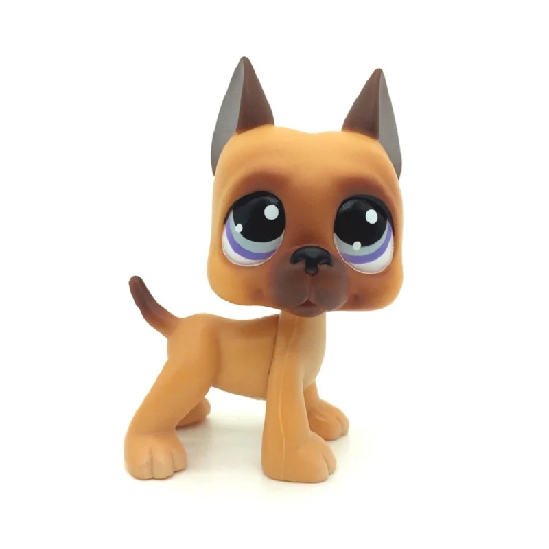 Игрушки Lps из зоомагазина собака немецкий дог коллекция реальный белый