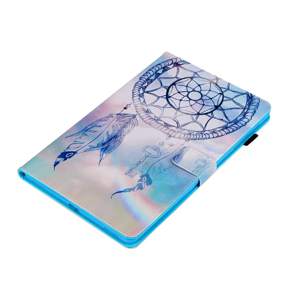 Модная покрашенная Крышка корпуса для Samsung Galaxy Tab A 10,1 T510 T515 SM-T510 SM-T515 Funda Подставка для планшета оболочка+ пленка+ ручка
