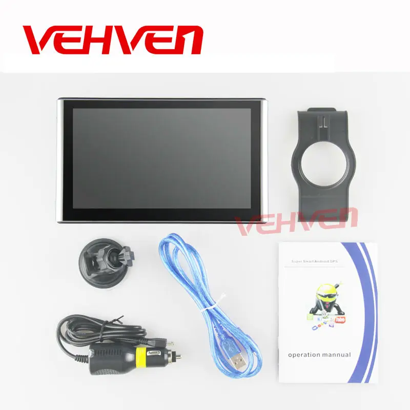 Новый 7 дюймов Android GPS навигации с 8 ГБ 512 МБ 1080 P DVR Камера Бесплатная Географические