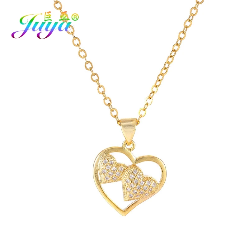 Juya Micro Pave Цирконий Для женщин модные Цепочки и ожерелья s ручной работы