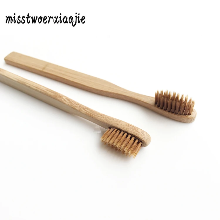 Угольная бамбуковая зубная щетка с мягкой щетиной для отбеливания зубов