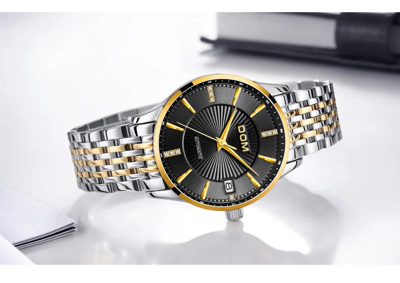 New Fashion Women Mechanical Watch Skeleton Design Top Brand Luxury Waterproof Female Automatic Clock Montre Femme G-79