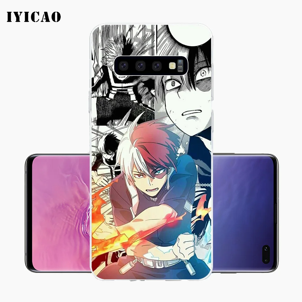 IYICAO аниме My Hero academic Мягкий силиконовый чехол для телефона Samsung Galaxy S10e S10 S9 S8 Plus S7 Edge