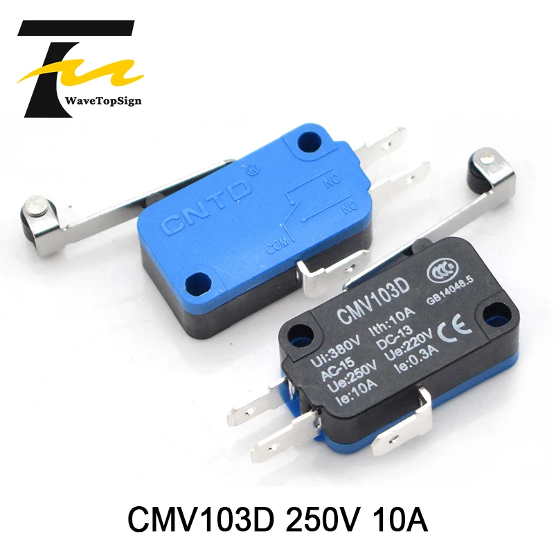 Концевой выключатель WaveTopSign CMV103D UE220V0.3A с длинной ручкой обычно открывается для