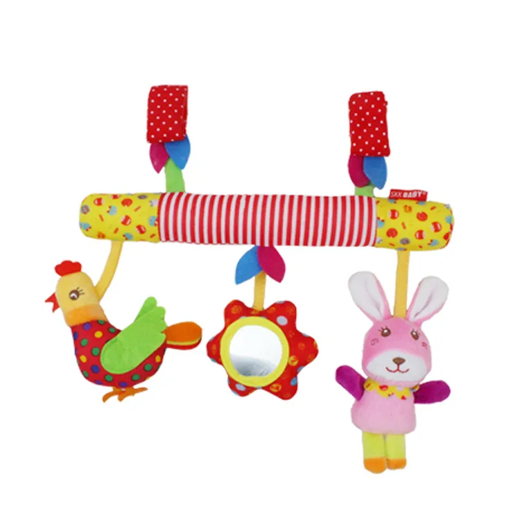 Младенческой multi-function комфорт плюшевая коляска висит ребенок животных