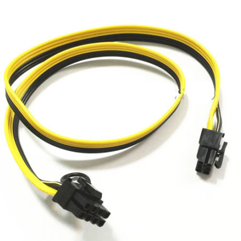 Блок адаптера питания с 18AWG 10x6 штыревыми соединителями для 6-контактного кабеля