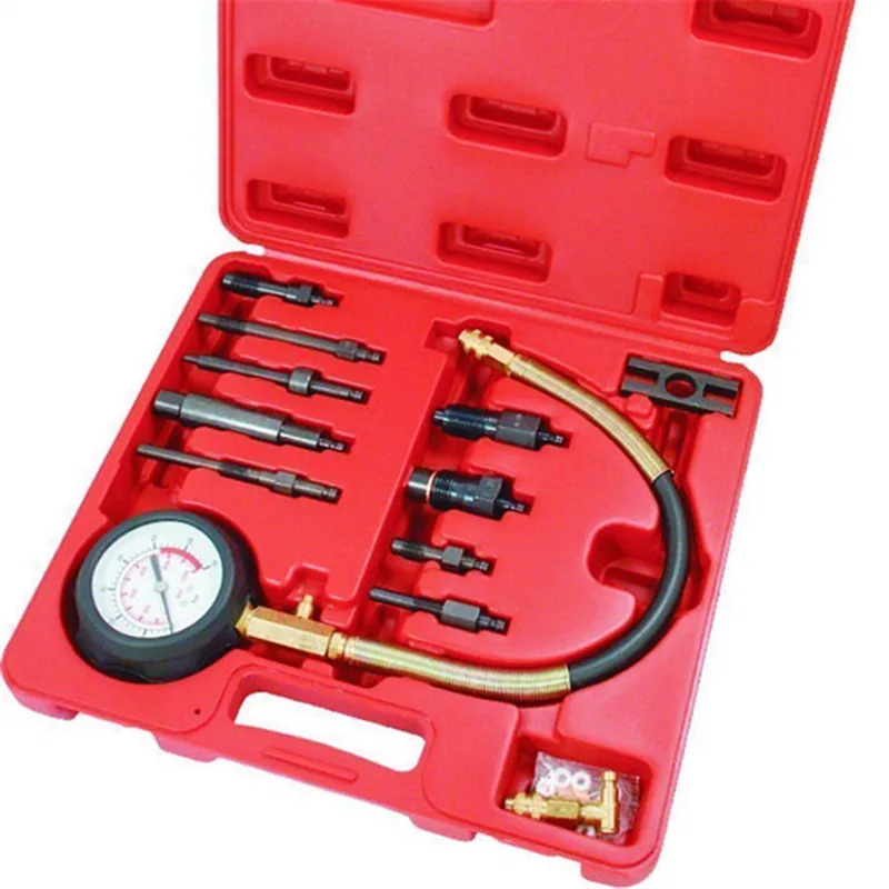 

DIRECT & INDIRECT DIESEL ENGINE COMPRESSION INJECTION TESTER 12pc TEST KIT GAUGE