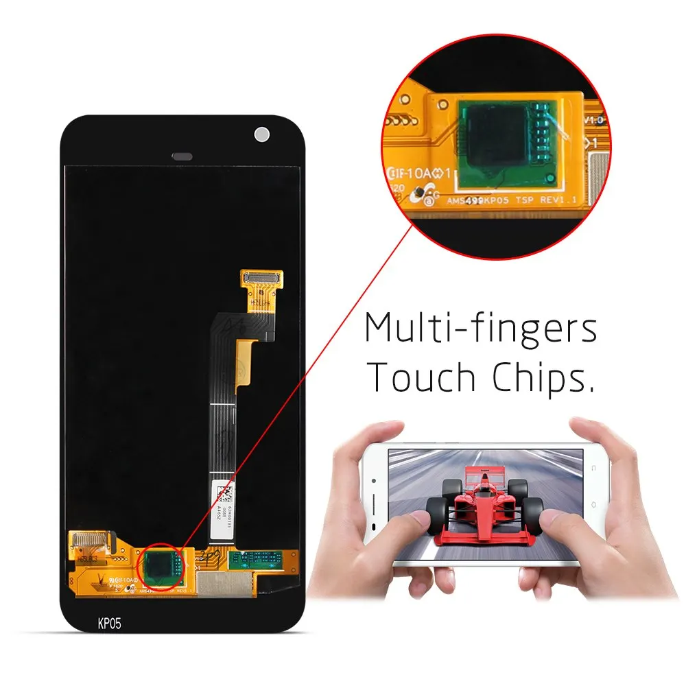 5," дисплей без битых пикселей для htc Google Pixel 1, ЖК-дисплей Nexus S1, сенсорный экран, дигитайзер, замена, черный, белый цвет