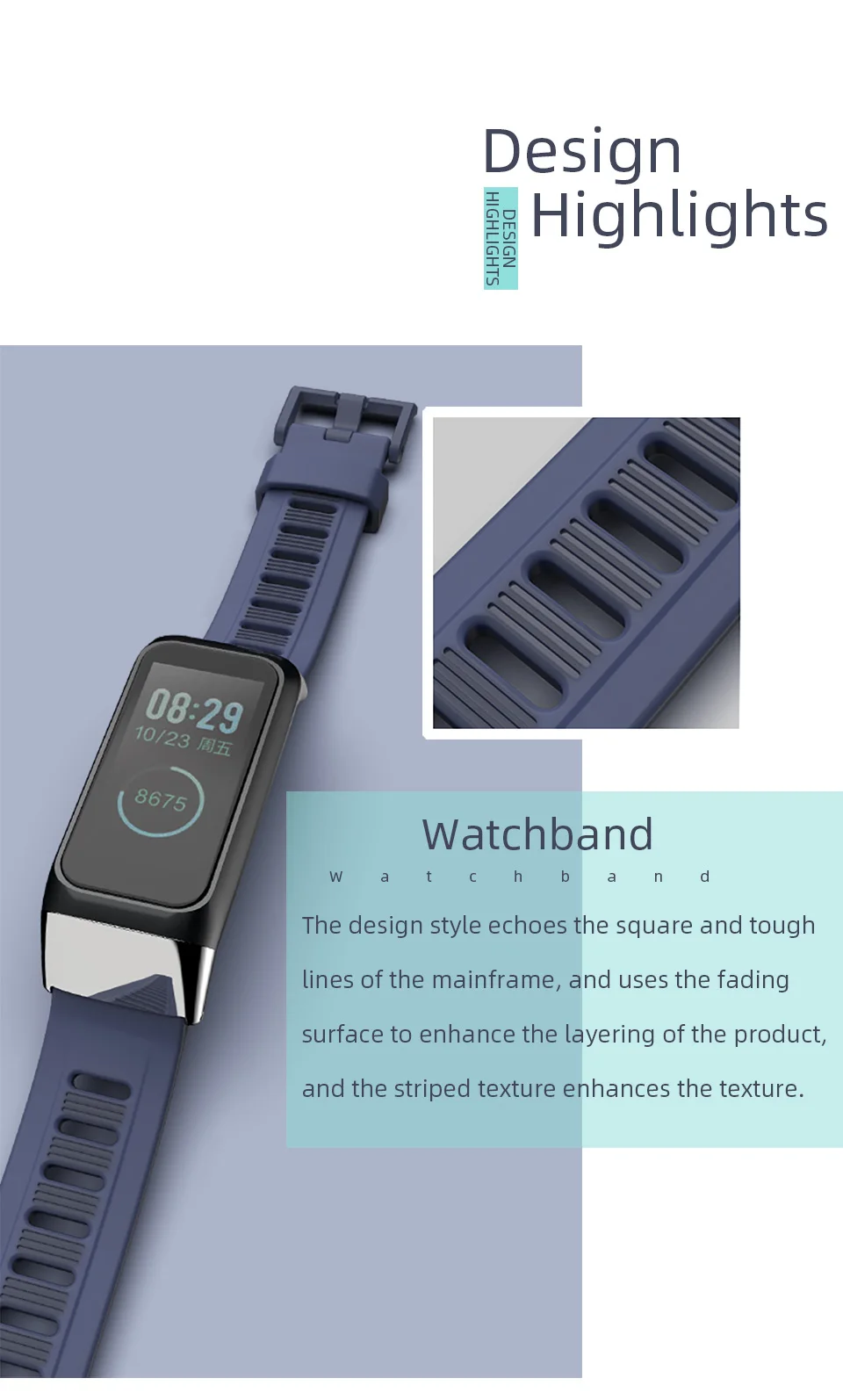 Mijobs спортивный силиконовый ремешок для Xiaomi Huami Amazfit Cor 2 смарт-браслет на запястье для Amazfit Cor 2 умный Браслет