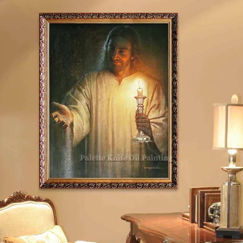Картина маслом на холсте с изображением Иисуса Христа 83|art pictures|picture for living roomcanvas