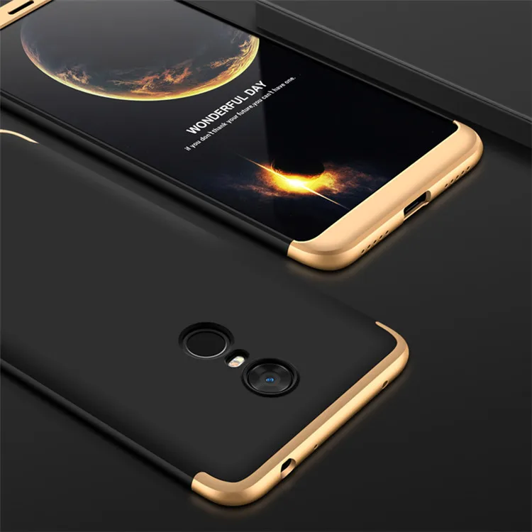 Для Xiaomi Redmi 5 Plus Чехлы 360 защищенная задняя крышка чехол для телефона Роскошный ПК